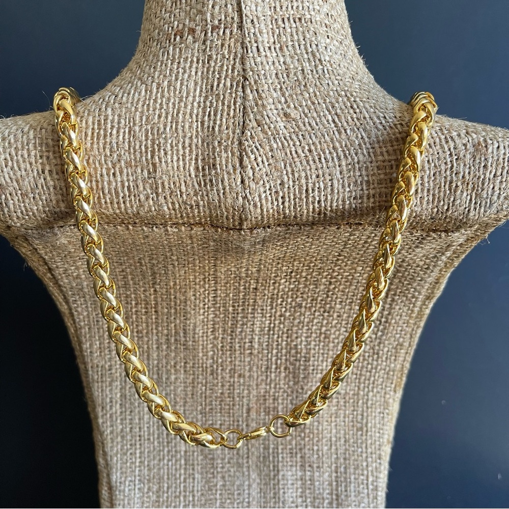 Vintage 90’s Gold-Tone faux Pearl Long Necklace - Picture 5 of 7